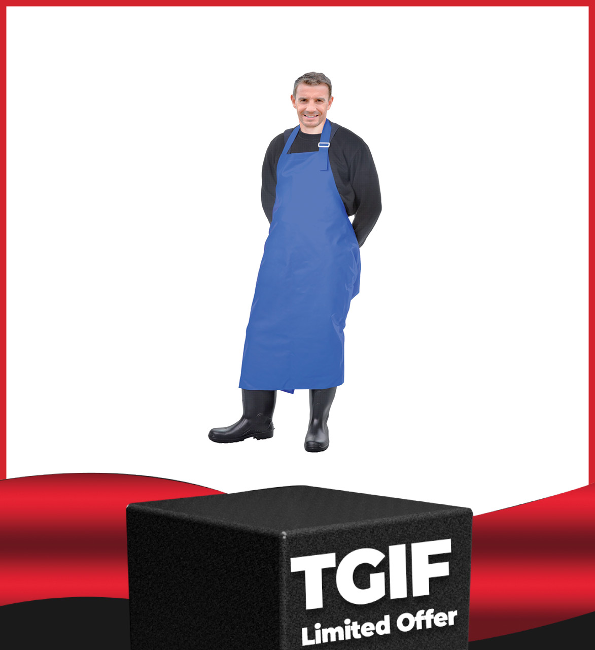 Milking Apron Blue 120x90cm